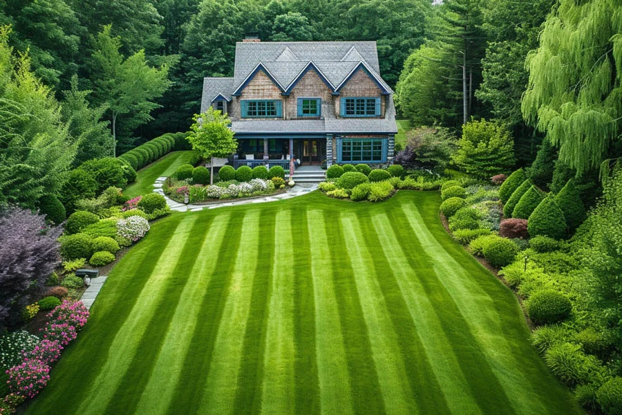 mowing lawn machine